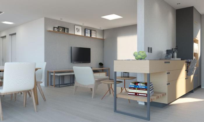 Apartamento na praia renovado